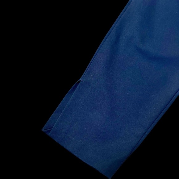 Club Monaco ‘Aveena’ Polished Zip-Pocket Side-Slit Pant in “Aviator Navy” Size 2 - Picture 10 of 16